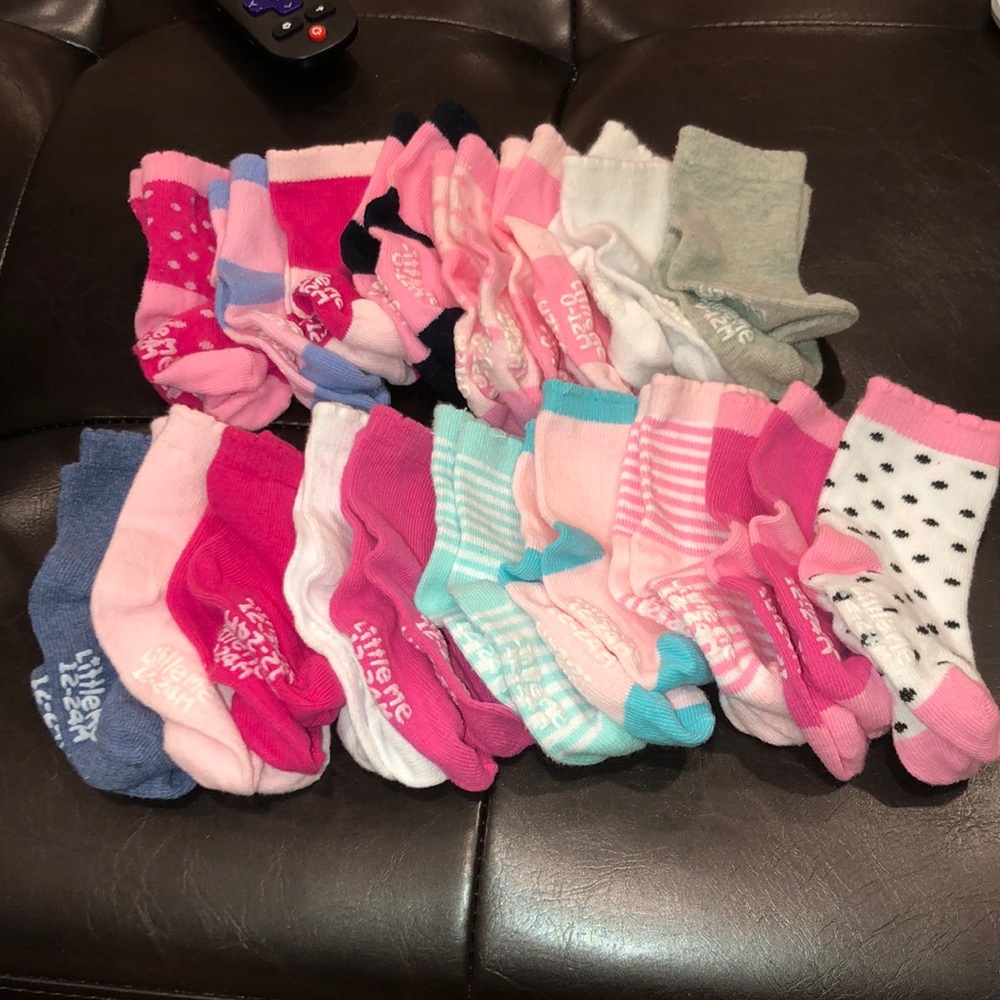 18 pairs newborn socks